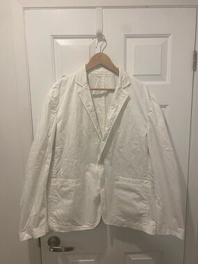 Simons Le 31 White Men's Lightweight Blazer